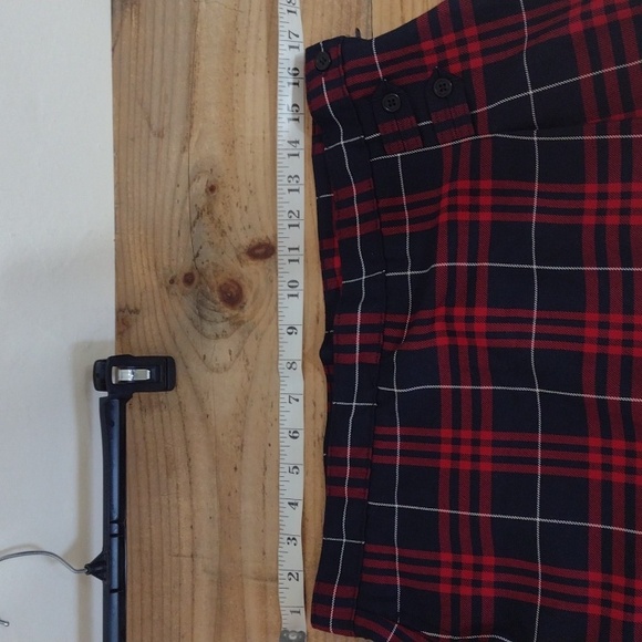 Lands' End Girls Uniform Plaid Knee Length Skirt - Picture 10 of 12